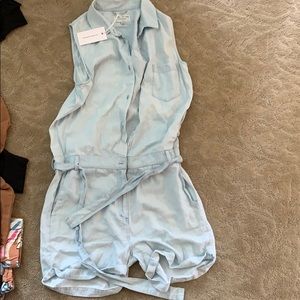 Chambray Romper Nordstrom